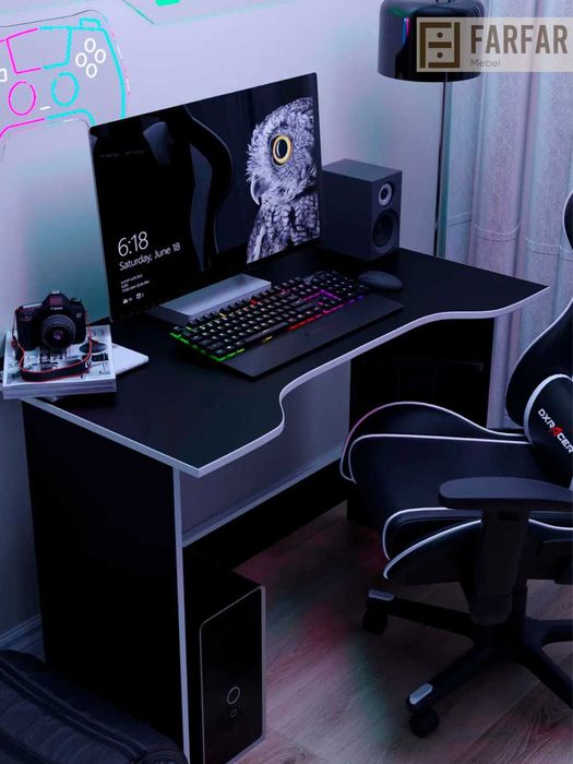 STOLLAR, Komyuter, noutbuk yozuv stollari, REDBLACK.