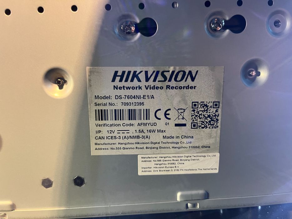 NVR Hikvision (dahua) camere supravieghere