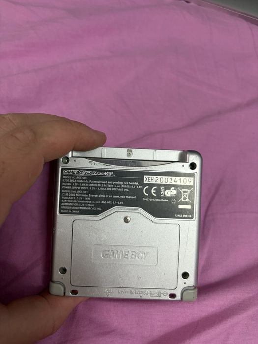 Vand gameboy advance sp