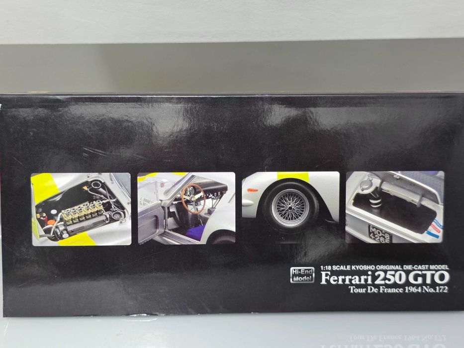 Macheta Auto 1/18 Kyosho Ferrari 250 GTO Tour De France 1964 No 172
