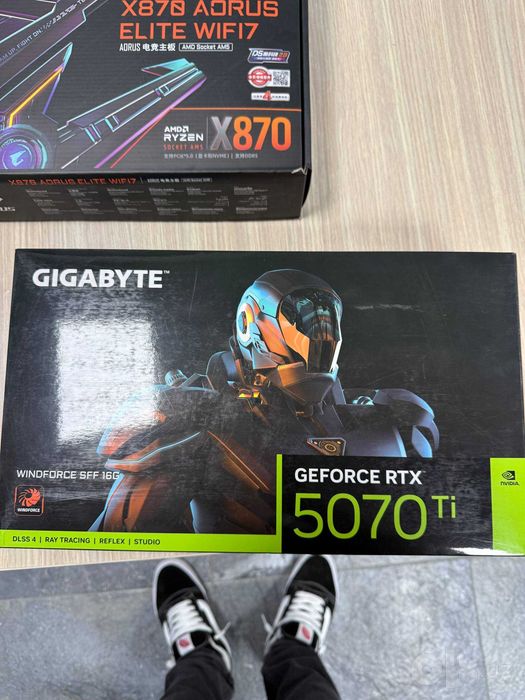 Игровой ПК RTX 5070 Ti 16GB + Ryzen 7 7800X3D + OLED 2K 240Hz