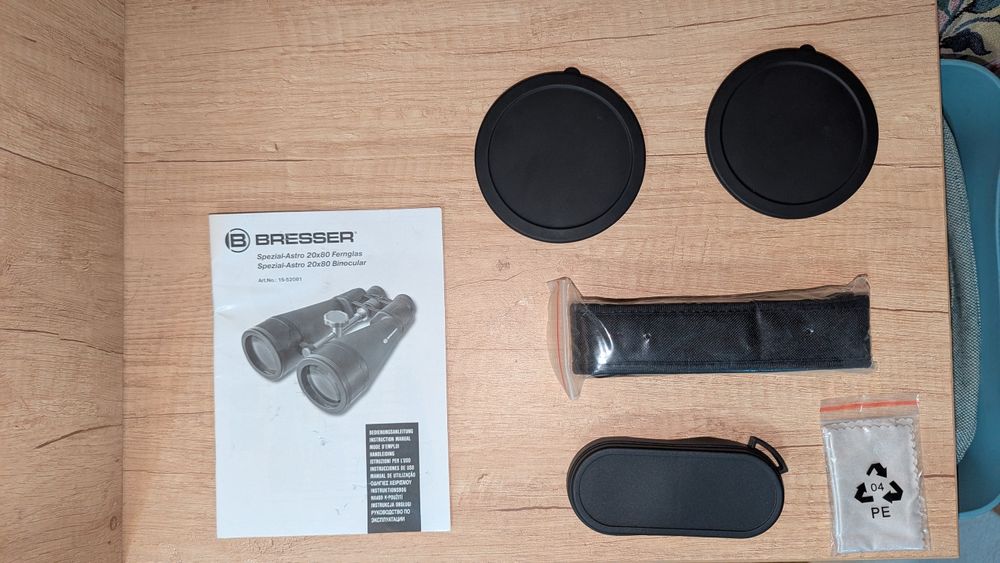 Binoclu Bresser Special-Astro 20x80 + trepied cu cap Vanguard GH-200