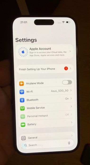 Telefon mobil Apple iPhone 15 Pro, 256 GB, Blue Titanium, Neverlocked
