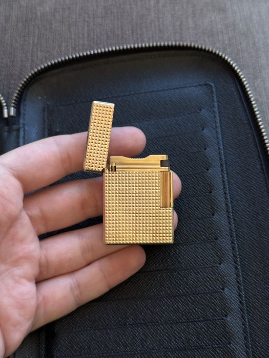 St.Dupont Ligne 1 Gold Diamond Head