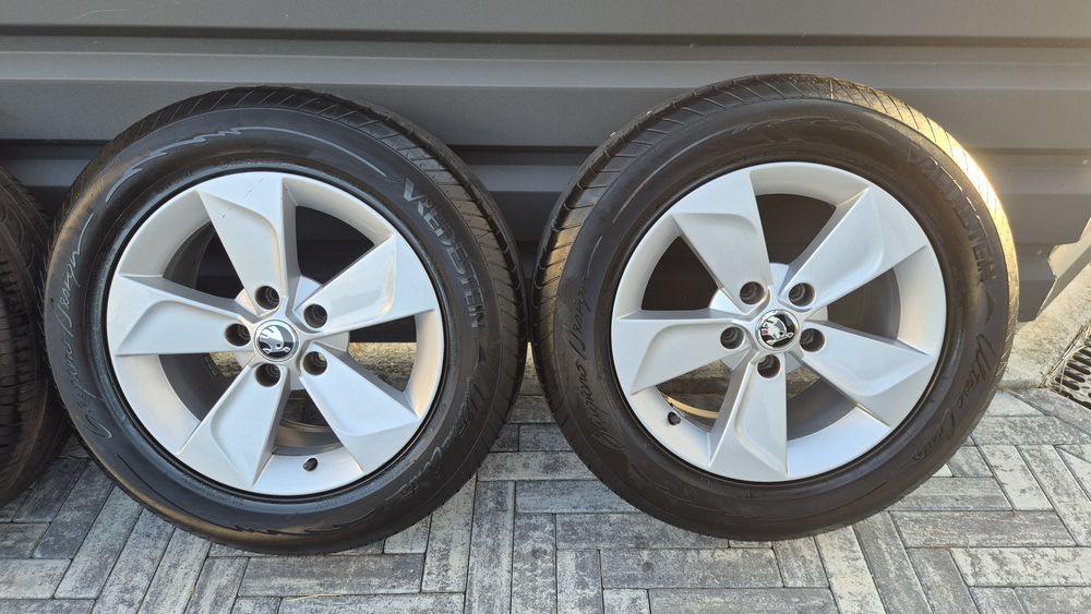 Jante jenti aliaj aluminiu originale Skoda Karoq Yeti 215/60 R16 5x112 57.1