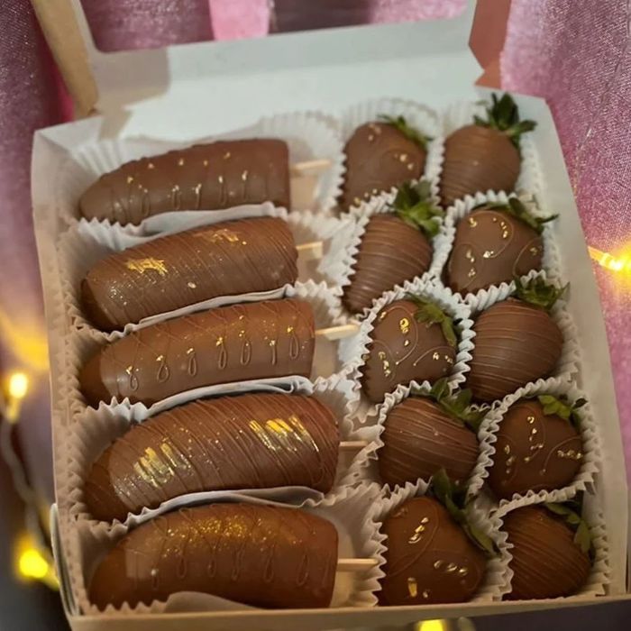 клубника в шоколаде