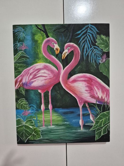 Картина "Фламинги" продаётся