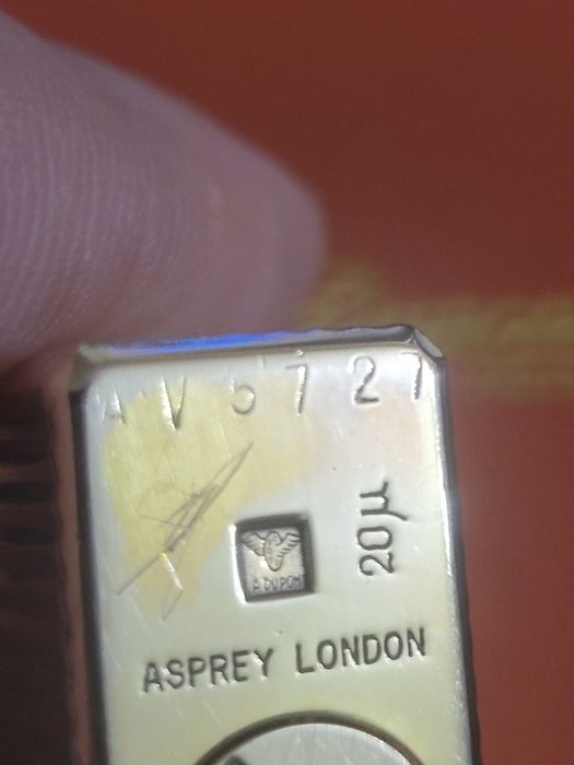 Brichetă St Dupont Lg1 placată aur ca nouă