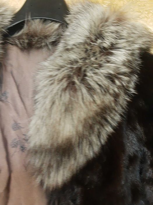 Визон,цели кожи,яка сребърна лисица,Висок клас,уникален,супер,НАМАЛЕН