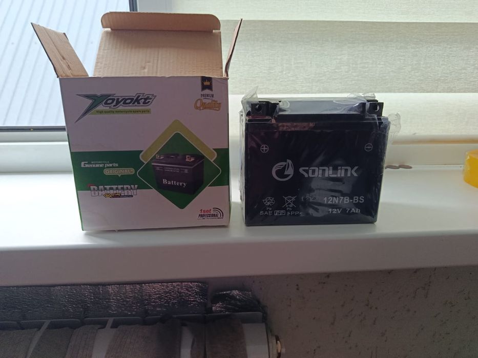 Продам новый аккумулятор 12 V sonlinc для мотоцикла