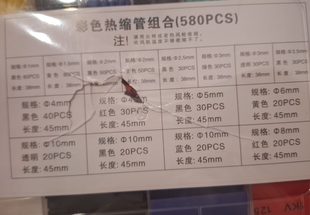 Набор термоусадка