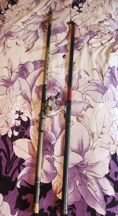 Сигнализатори със стойка две въдици на диамант на един риболов  4 либр