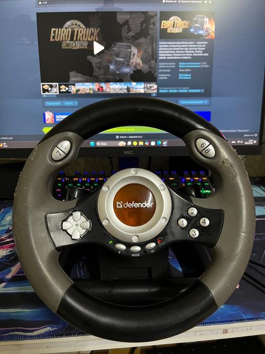 Игровой контроллер Defender Challenge Mini LE 64351 серый-черный