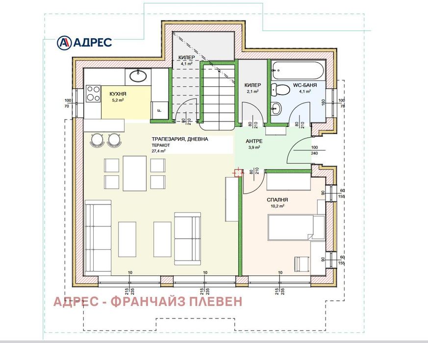 Къща в Плевен, област-с.Ясен площ 170 цена 180000