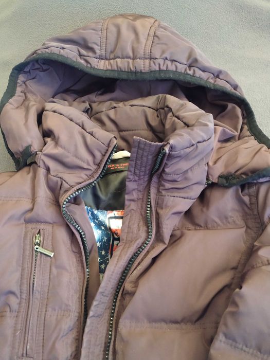 Елегантно,топло пухено почти ново дамско яке