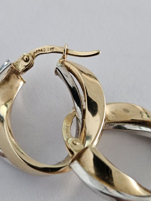 Златни обеци 14К / 2.18гр.