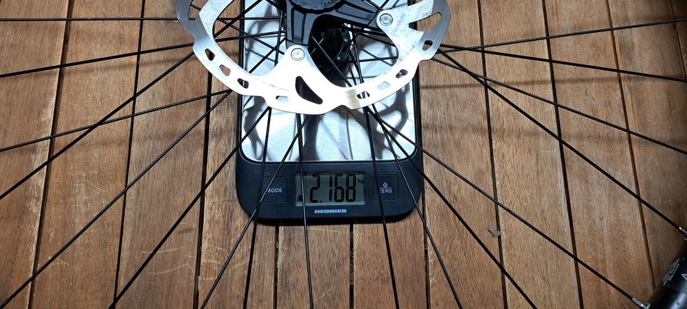 Set roti mtb Mach1 KLIXX de 29" cu cauciucuri, caseta si discuri