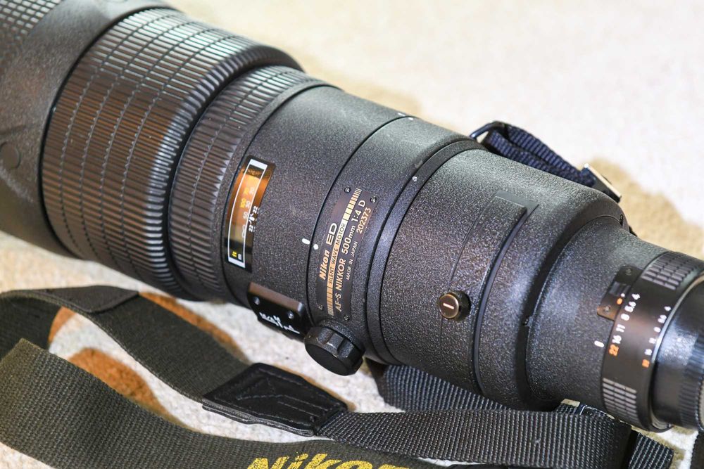 Обектив Nikon AF-S 500mm F4 D IF ED