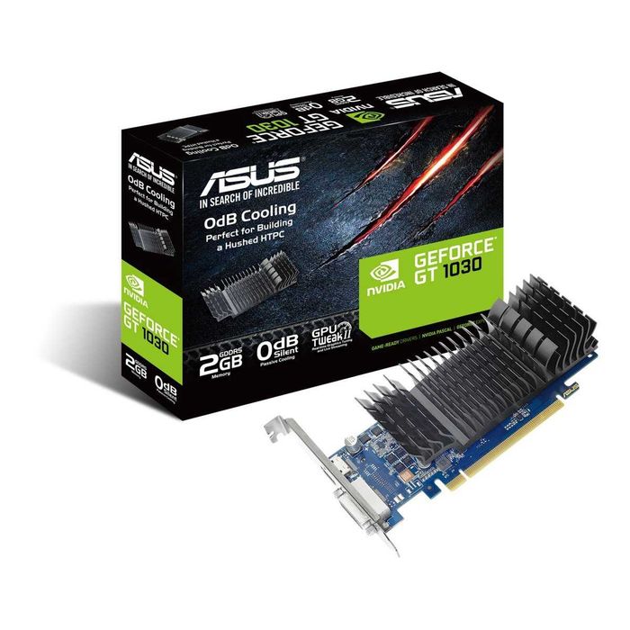 Placa video ASUS GeForce GT 1030 Silent LP, pasiva - IMPECABILA !!