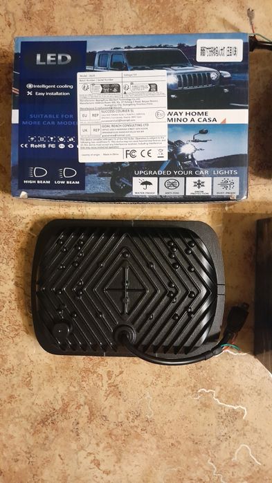 LED фары квадратные