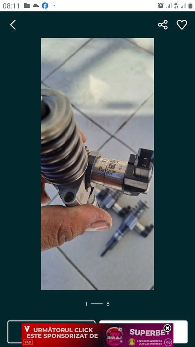 Injectoare Audi a4 cod motor BRD