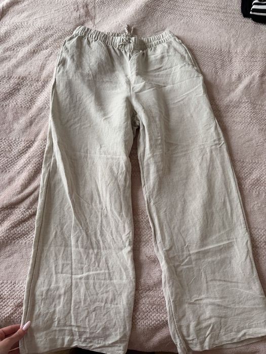 Ленен панталон H&M