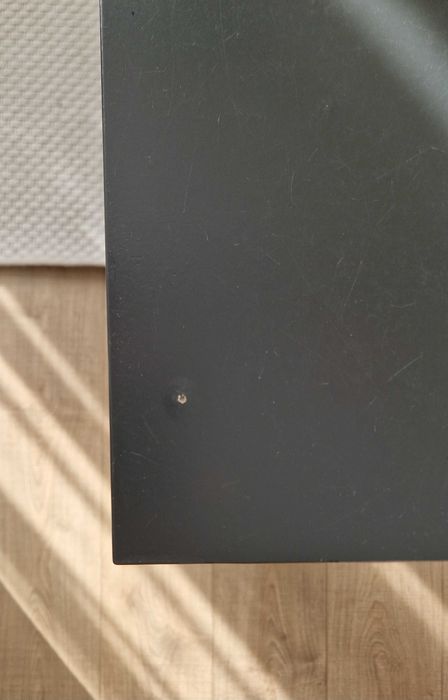 Бюро ALEX IKEA ИКЕА сиво с контейнер с 3 чекмеджета