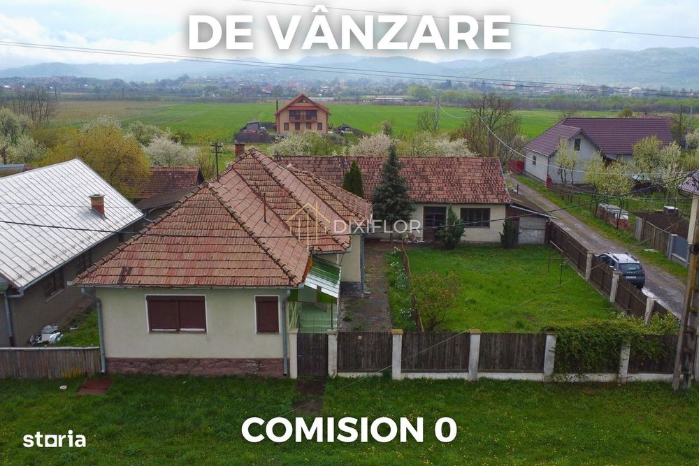 Casă cu 3 camere și teren generos | Vălenii de Mureș | 75.000 €