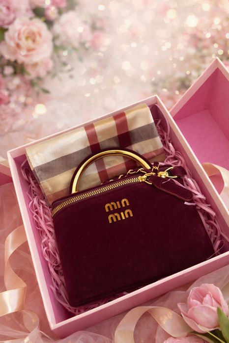 Стильная сумка с шарфом