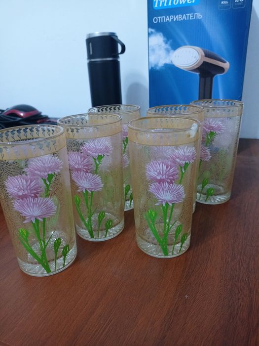 Продам стаканы с рисунком