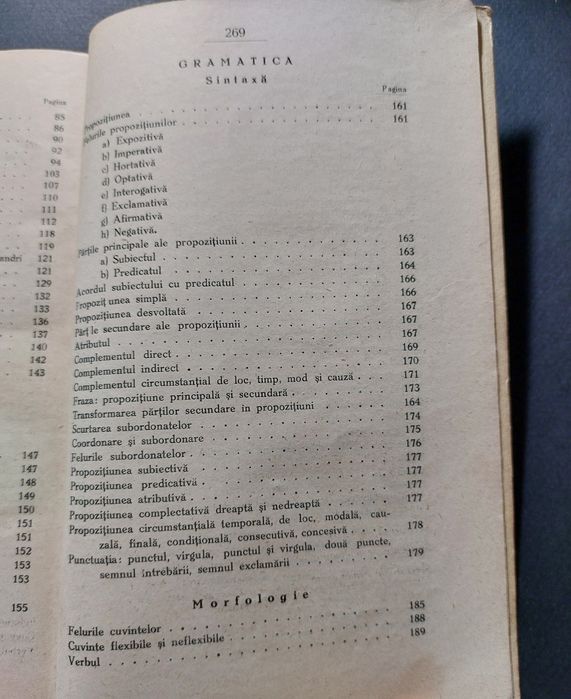 Carte veche de Limba Română anul 1929