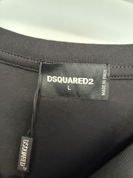 Tricou Negru DSQuared2 L