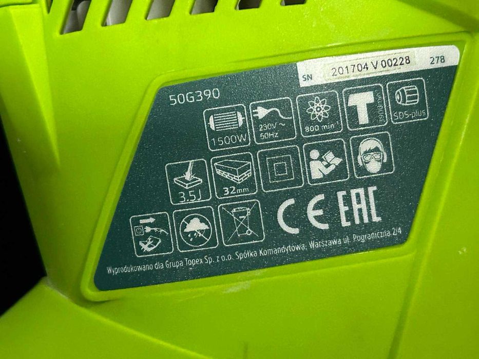 Ударна бормашина VERTO 50G390 1500W