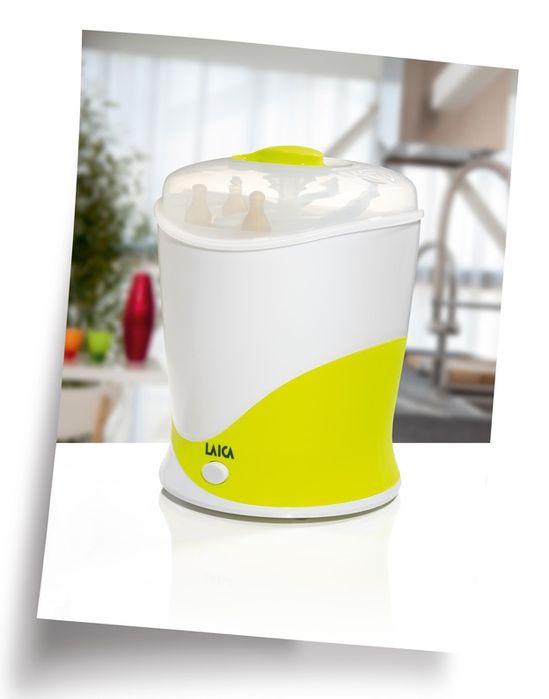 Sterilizator cu aburi Laica BC 1005 pentru biberoane.