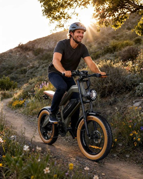 Електрически Fat Bike M20 велосипед 1500W 48V 15.6Ah 55KM/H