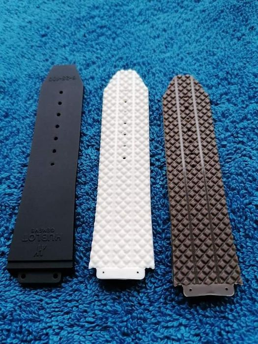 Curele H,ublot Silicon miros vanilie