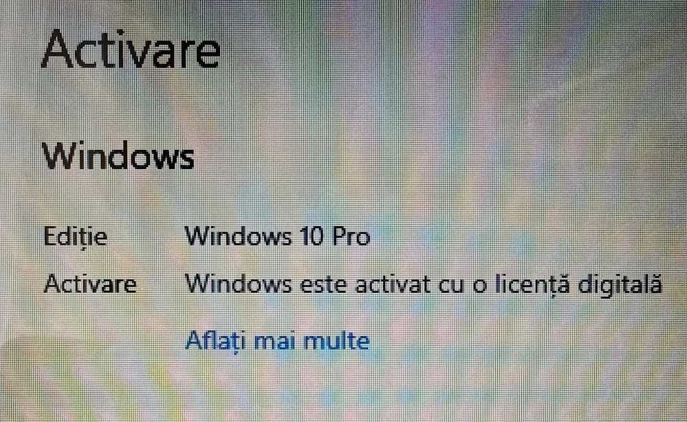 Laptop Lenovo, 4GB RAM, SSD 128 GB, cu licenta windows 10 PRO