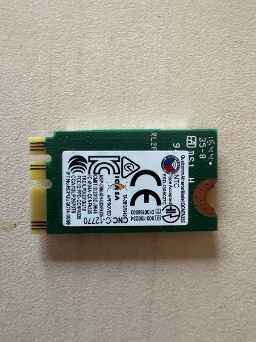 PF Vind card - Dell DW1707 Mini Ngff WiFi Wireless BlueTooth 4.0 Card