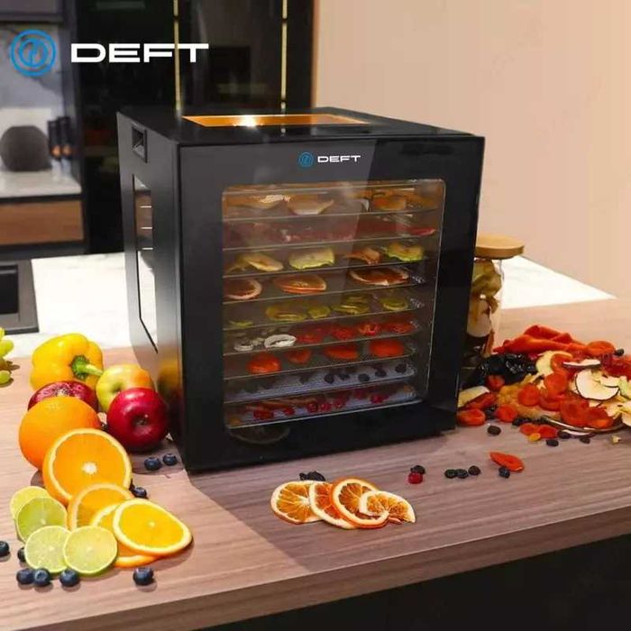 Сушилка для овощей и фруктов 8 поддонов DEFT DTFD-1008B sushilka