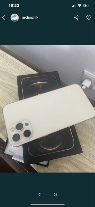Iphone 12 pro max gold
