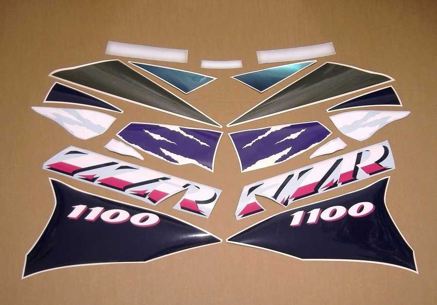 Стикери Kawasaki ZZR 600cc/1100cc/1200cc/1400cc лепенки кавазаки ззр
