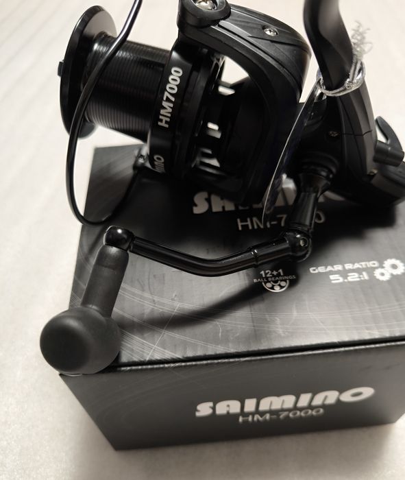 Mulineta SAIMINO HM7000 cu tambur LongCast 12+1 Rulmenți NEW 2025