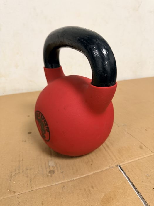 Kettlebell nou Germany 26 kg fier cauciucat pret 350 lei