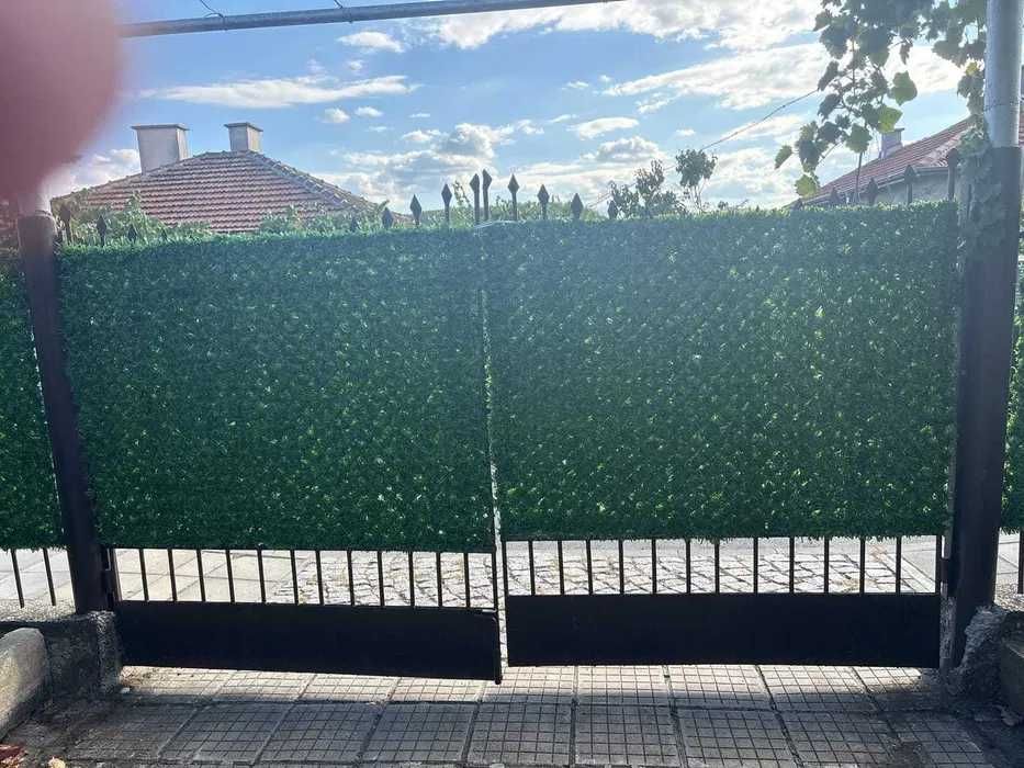 Декоративна мрежа 95% плътност - имитация на жив плет с UV защита