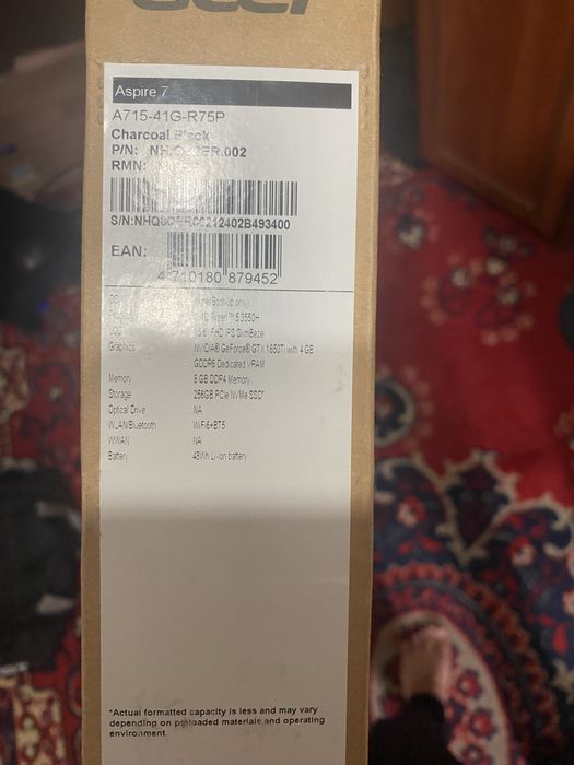 Продам ноутбук асер