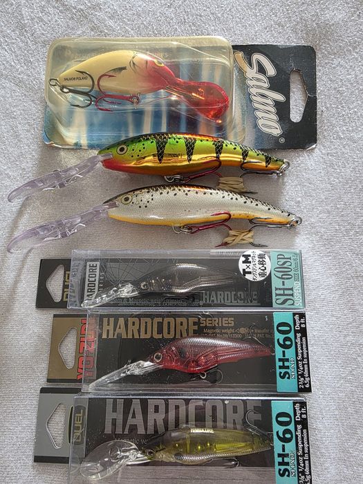 Юзури 3 Д кранк, воблери, салмо хорнет