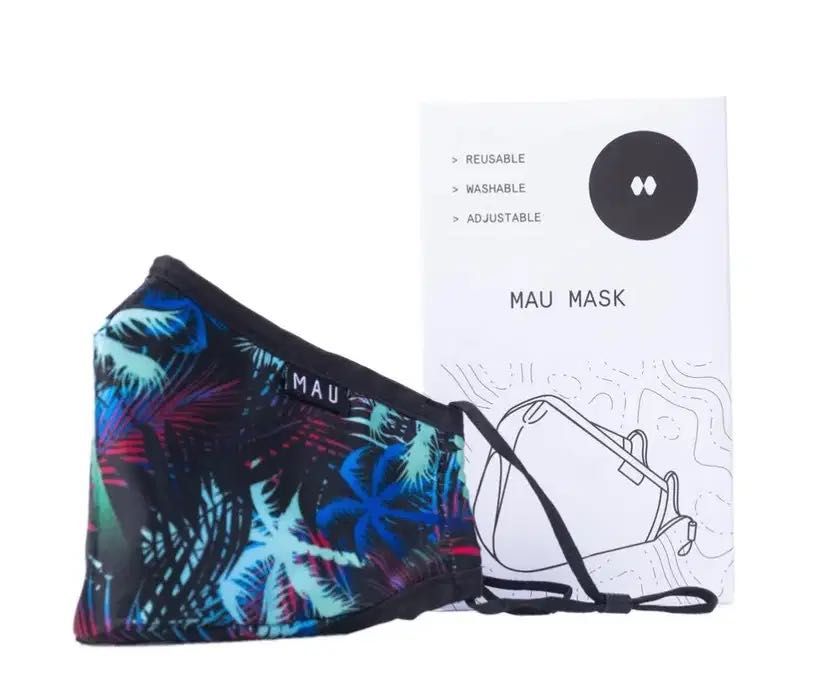 MAU Предпазна Маска лице N95 многократна употреба Палми Синя Черна