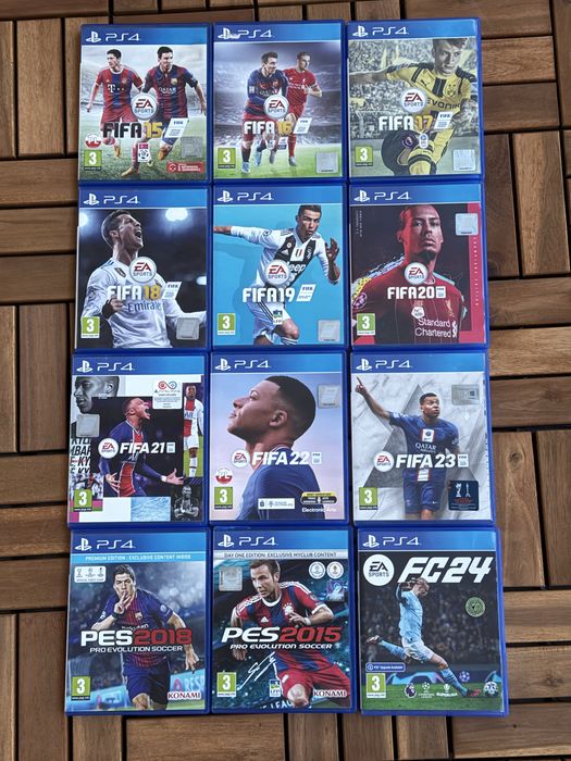FIFA 15 16 17 18 19 20 21 22 23 24 PES 2015 , 2018 - ps4