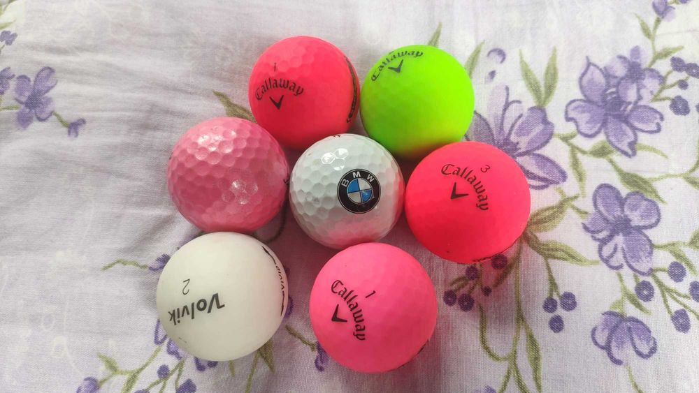 Golf Balls, Titleist Pro V1, TaylorMade TP5, Callaway Chrome Soft, .