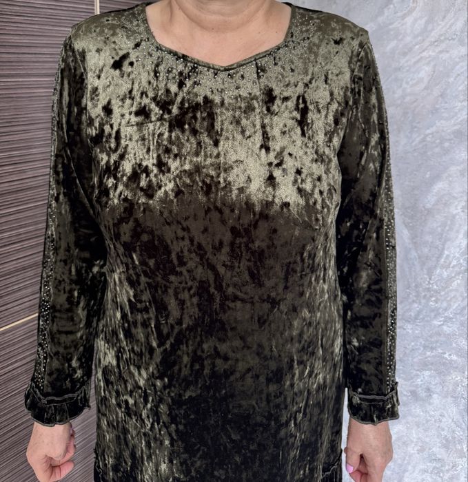 Платье бархат, б/у